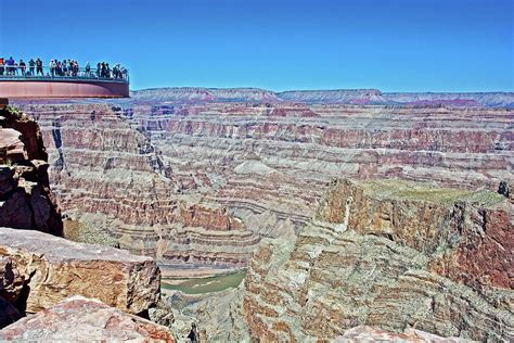 Skywalk At Eagle Point In Grand Canyon West Arizona Photograph By Ruth
