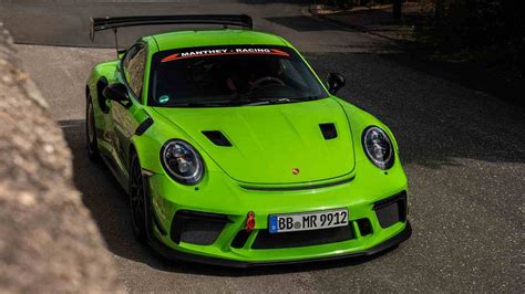 Porsche 911 Gt3 Rs Con Tuning Manthey Racing Che Show In Pista Video
