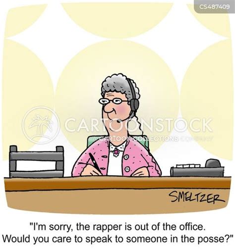 Office Assistant Cartoon