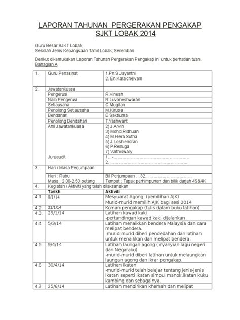 Contoh Laporan Tahunan Pdf