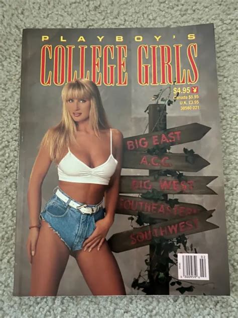Playboy Magazine Special Edition College Girls Big East Acc Big West Sw Se Picclick
