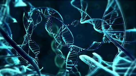 Blue Organism Dark Dna Life Rna Genetics Molecule Protein