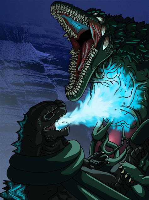 Godzilla 2014 Vs Biollante By Daikaiju Danielle On Deviantart