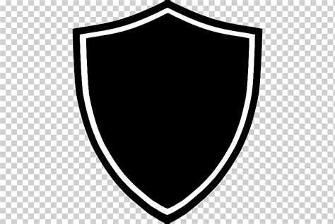 Escudo De Logotipo Escudo Negro Logotipo De Escudo Blanco Y Negro