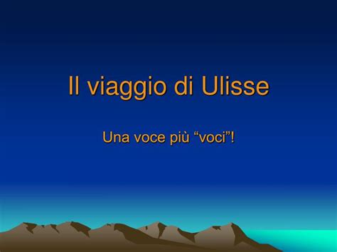 Ppt Il Viaggio Di Ulisse Powerpoint Presentation Id4316765