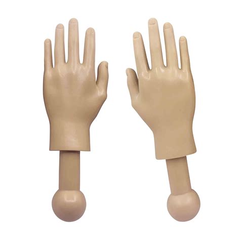 Tiny Hands 45 Inch Novelty Toys Left And Right Hands Beige