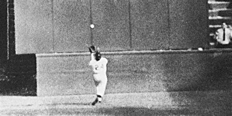 Willie Mays The Catch In 1954 World Series