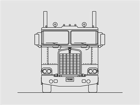 The kenworth k100 is a casting by matchbox that debuted for the 2010 super convoy series. Kenworth Drawing at PaintingValley.com | Explore ...
