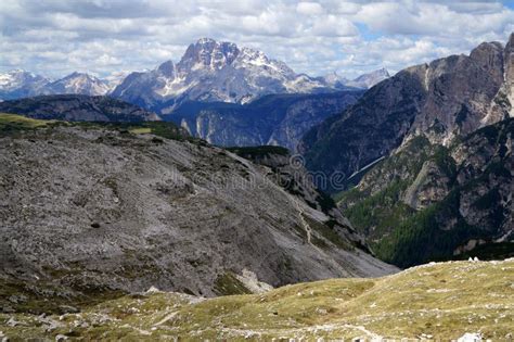 Wonderful View To Dramatic Mountain Scenery Stock Photo Image Of