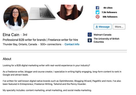 Good Linkedin Profile Examples 2021 Rasercentral