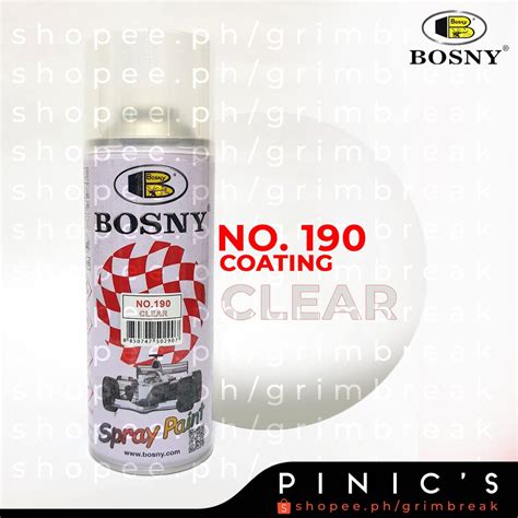 Bosny Clearclear Lacquer Top Coat Other Colors Are Available As