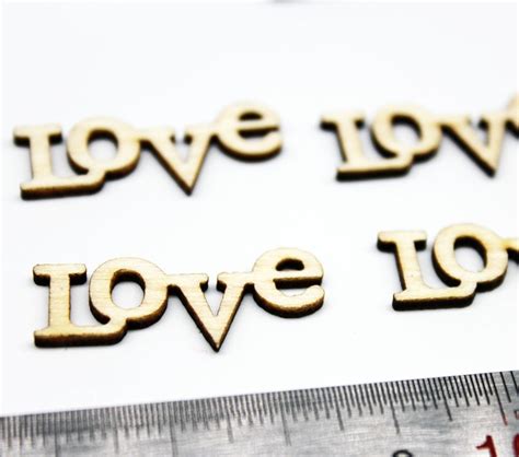20pcs Script Love Wood Sign Art Wooden Wood Love Sign Wedding Decor Diy Kit For Anniversary