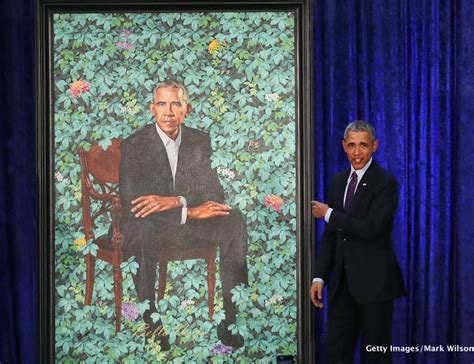 See The New Official Portraits Of Barack And Michelle Obama By Kehinde