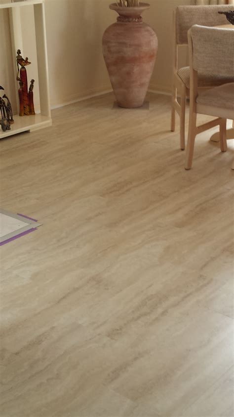 Allure Locking Gen-3 Vinyl tile flooring - Travertine natural