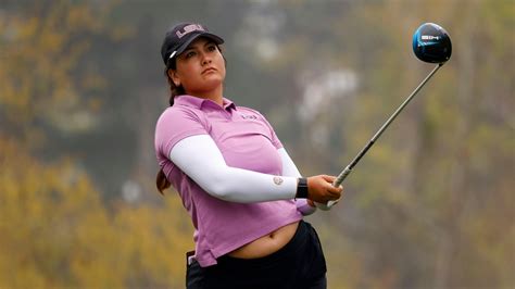 Latanna Stone Of The United States Plays Her Stroke From The No 3 Tee During Round One The