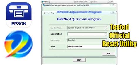 There are no drivers for your chosen operating system. Epson Stylus Photo PX660 Adjustment program (Reset Utility ...