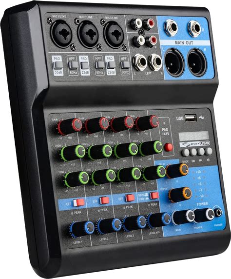 Buy Audio Mixer Channel Sounds Mixer For Streaming Mixing Board