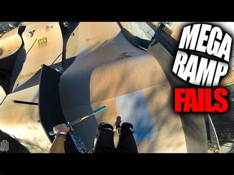 The video you have all been waiting for, ryan williams mini scooter vs the nitro circus mega ramp! SCOOTER FAILS ON MEGA RAMP! - YouTube