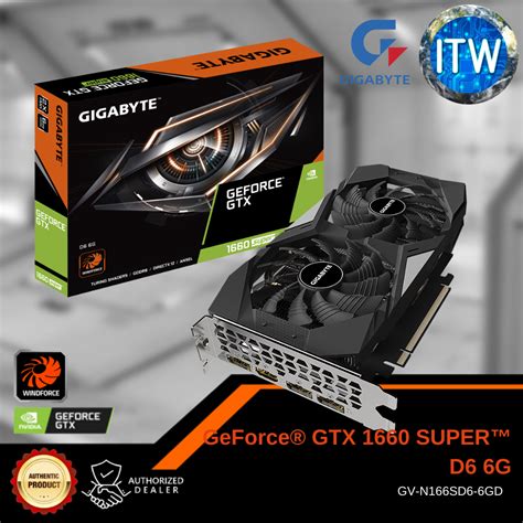 Gigabyte Geforce® Gtx 1660 Super™ D6 6ggb Gddr6 Graphic Card Gv