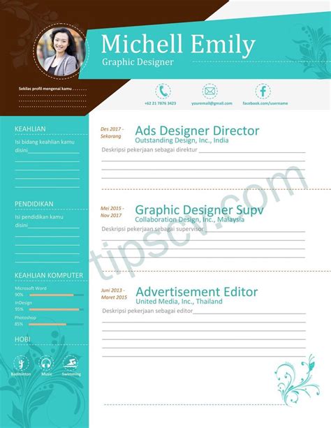 Nowadays we're delighted to announce that we have. Download Contoh CV Kreatif [Format cv kosong .doc/word ...