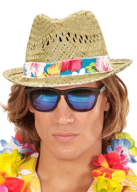 Adult Size Hawaiian Beach Boys Straw Hat