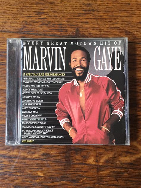 Marvin Gaye Every Great Motown Hit Stereo Cd 2000 Motown Etsy