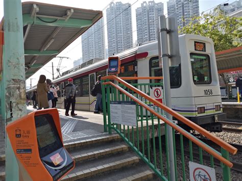 Light Rail Lrt Operates In Yuen Long And Tuen Mun Area Of Hong Kong