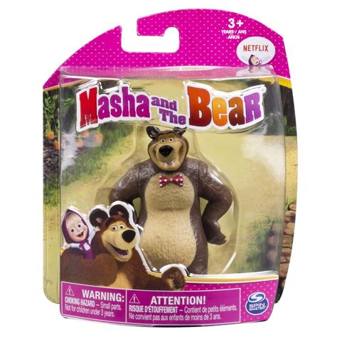Spin Master Masha And The Bear Bear With Bowtie Figure