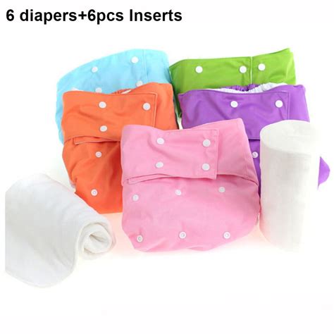 5 sets incontinence adult cloth diaper xxl washable nappy diapers leak proof pants reusable