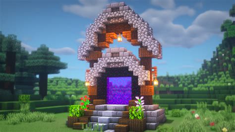 Minecraft Nether Portal Idea We All Know How To Build Basic Nether