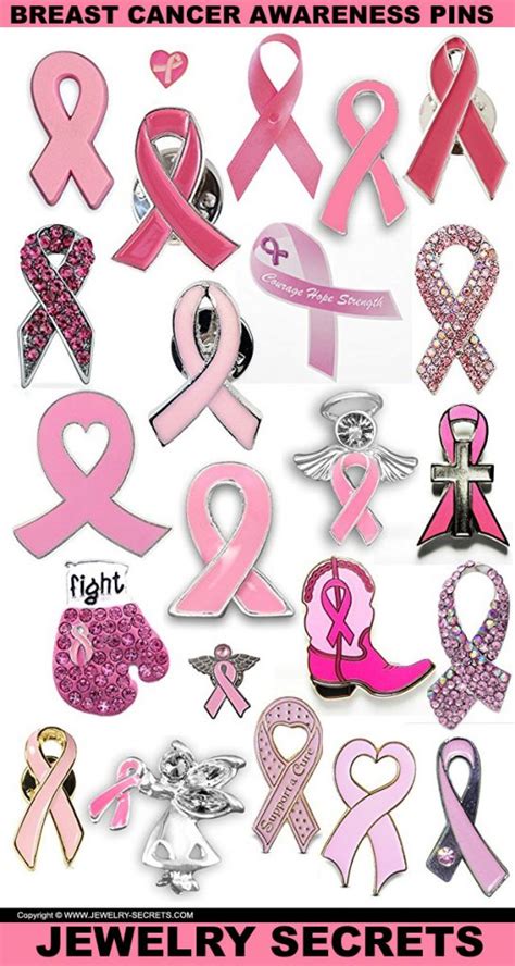 Breast Cancer Awareness Lapel Pins Jewelry Secrets