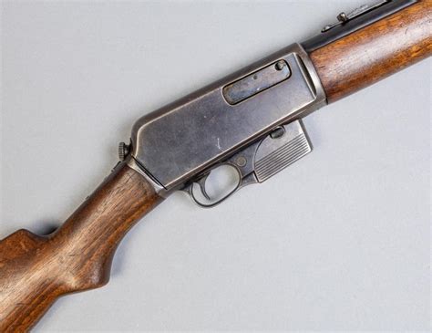 Lot Winchester 1907 Semi Automatic Rifle