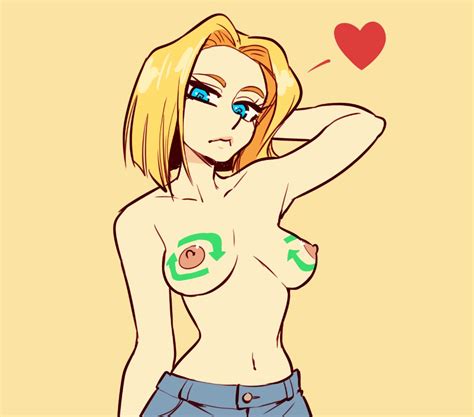 Nortuet Android 18 Dragon Ball 1girl Blonde Hair Blue Eyes