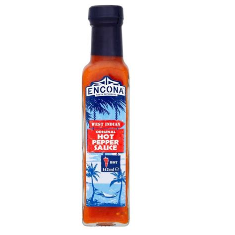 Encona West Indian Original Hot Pepper Sauce 142ml Amazonde Lebensmittel And Getränke
