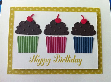 pin by wendy besand on stampin up ideas handmade craft cards cupcake birthday cards