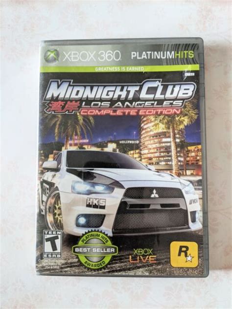 Midnight Club Los Angeles Complete Edition Platinum Hits Xbox 360