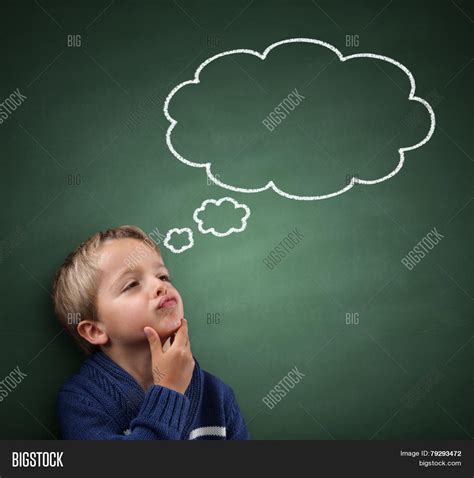Child Thinking Thought Image And Photo Free Trial Bigstock