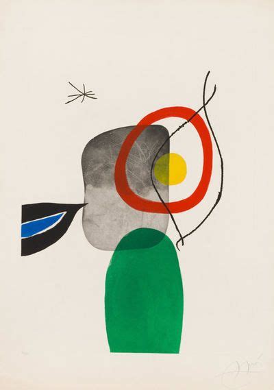 Joan Miró Composition Petit Univers Composition Small Universe