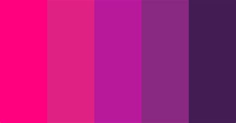 Pinky Purple Color Scheme Monochromatic