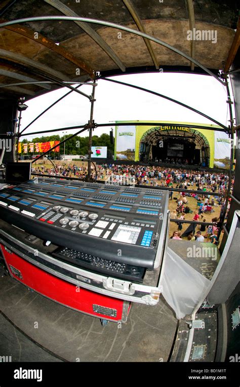 Latitude Music Festival Main Stage Southwold Suffolk Uk Stock Photo