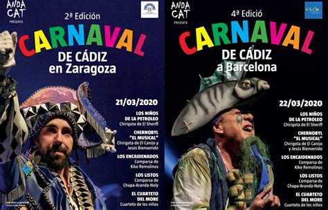 Compare prices and times from cádiz to barcelona by train, bus or flight on omio. Carnaval de Cádiz en Barcelona y Zaragoza llevará 5 ...