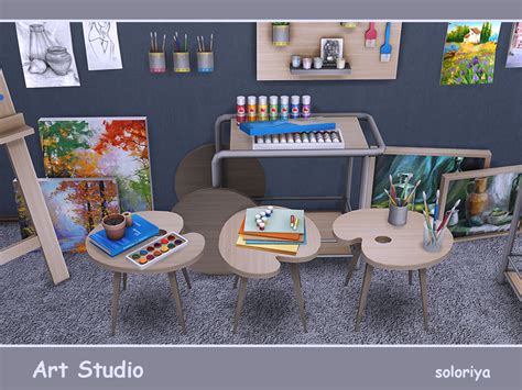 Soloriya Art Studio Sims 4