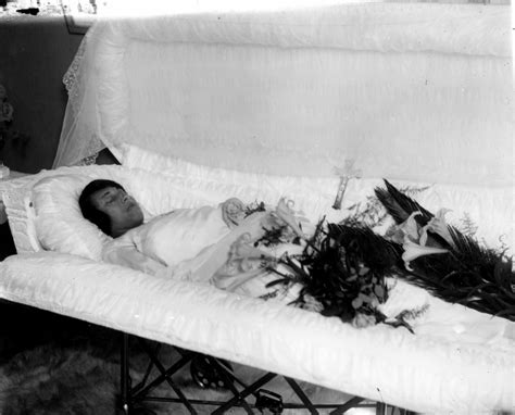 Florida Memory • Woman Laid In A Coffin In Her Home