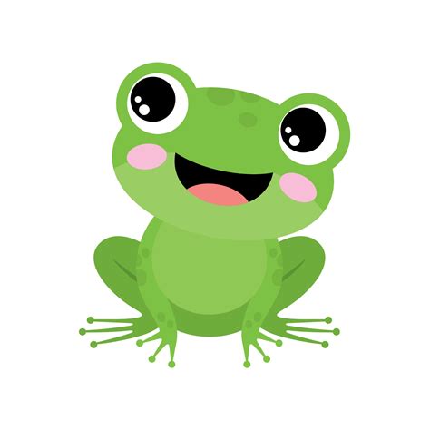 Frog Single Clipart Frog Graphic Digital Images Instant Etsy