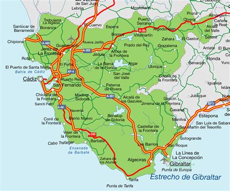 Mapas Vectoriales Provincia Cadiz Municipios Eps Illustrator