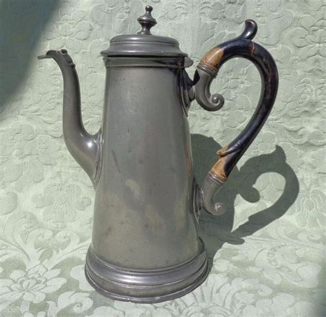 Antique Pewter Coffee Pot By James Dixon And Sons Sheffield Model 4048 C