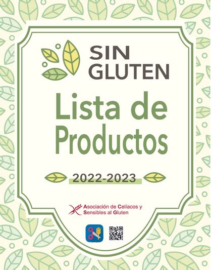 Lista De Productos Sin Gluten ACSG