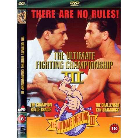 Ufc 3 The Ultimate Fighting Championship 3 Martial Mania