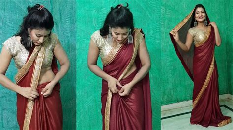 How To Wear Saree For Beginners Easy Saree Draping Tutorial Easy