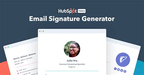 In the configure section, click edit email signature. Free Email Signature Template Generator by HubSpot